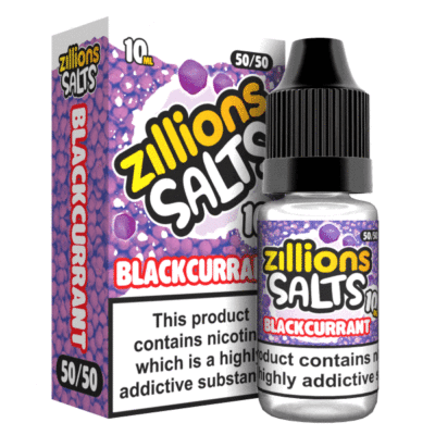 Zillions Salts Blackcurrant 10mg 20mg Nic Salt