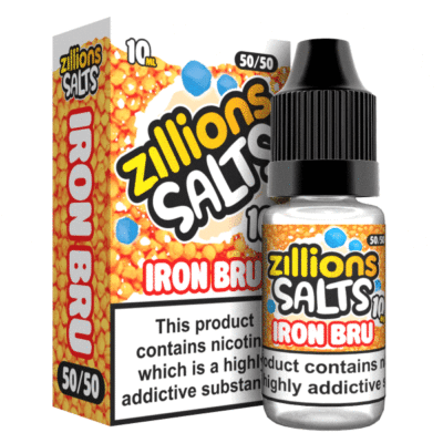 Zillions Salts Iron Bru 10mg 20mg Nic Salts