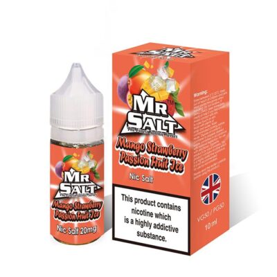 Mr Salt Mango Strawberry Passioonafruit Ice 10/20mg Nic Salt