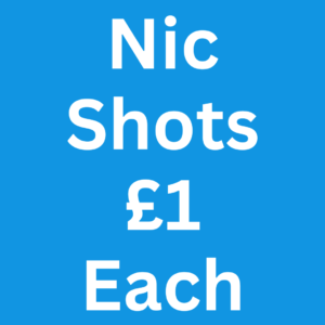 nic shots £1 each